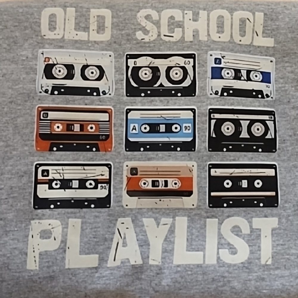 Old School Playlist Graphic Tee